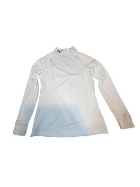 Under Armour ColdGear Authentics Womens Fitted Mockneck Shirt White L breathable